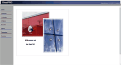 Desktop Screenshot of glaspro.de