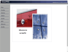 Tablet Screenshot of glaspro.de